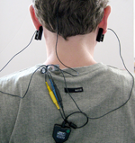 behind view of electrodes